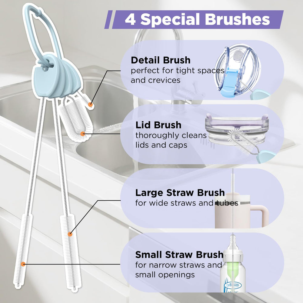 AnOis7ter straw-cleaner-brush-set cup-lid brush cleans lids and crevices.