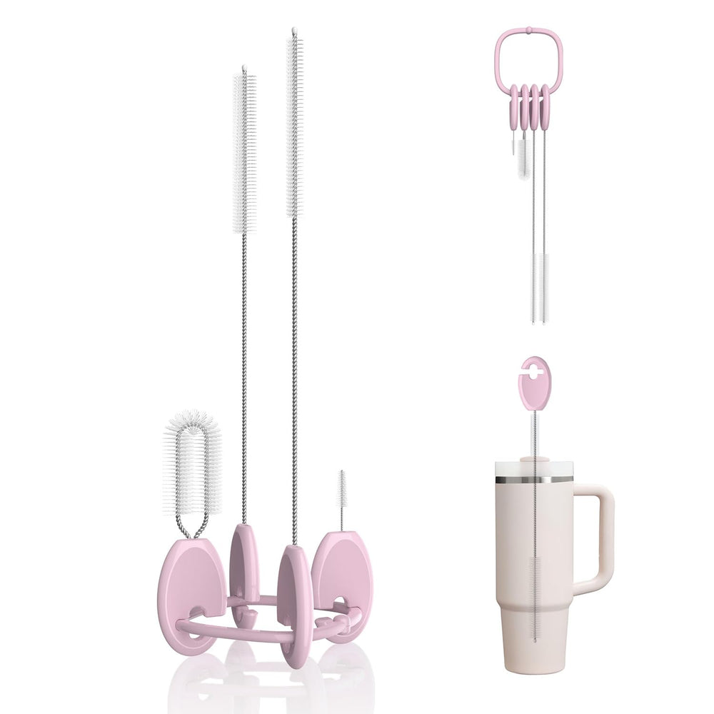 AnOis7ter straw cleaner stand base keeps brushes organized for quick cleanup