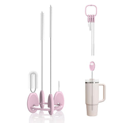 AnOis7ter straw cleaner stand base keeps brushes organized for quick cleanup