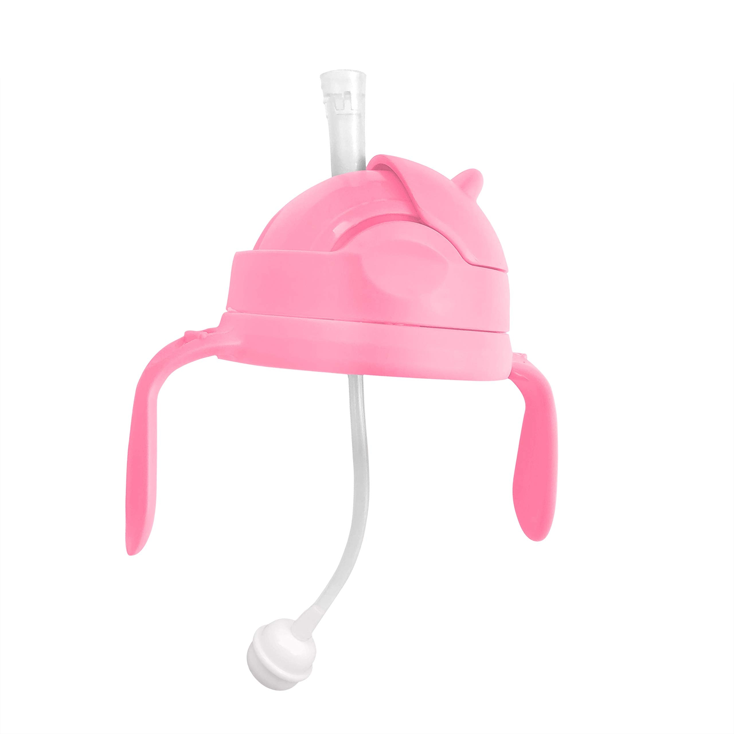 ANPEI 3in1 weighted straw sippy lid for easier toddler sipping.