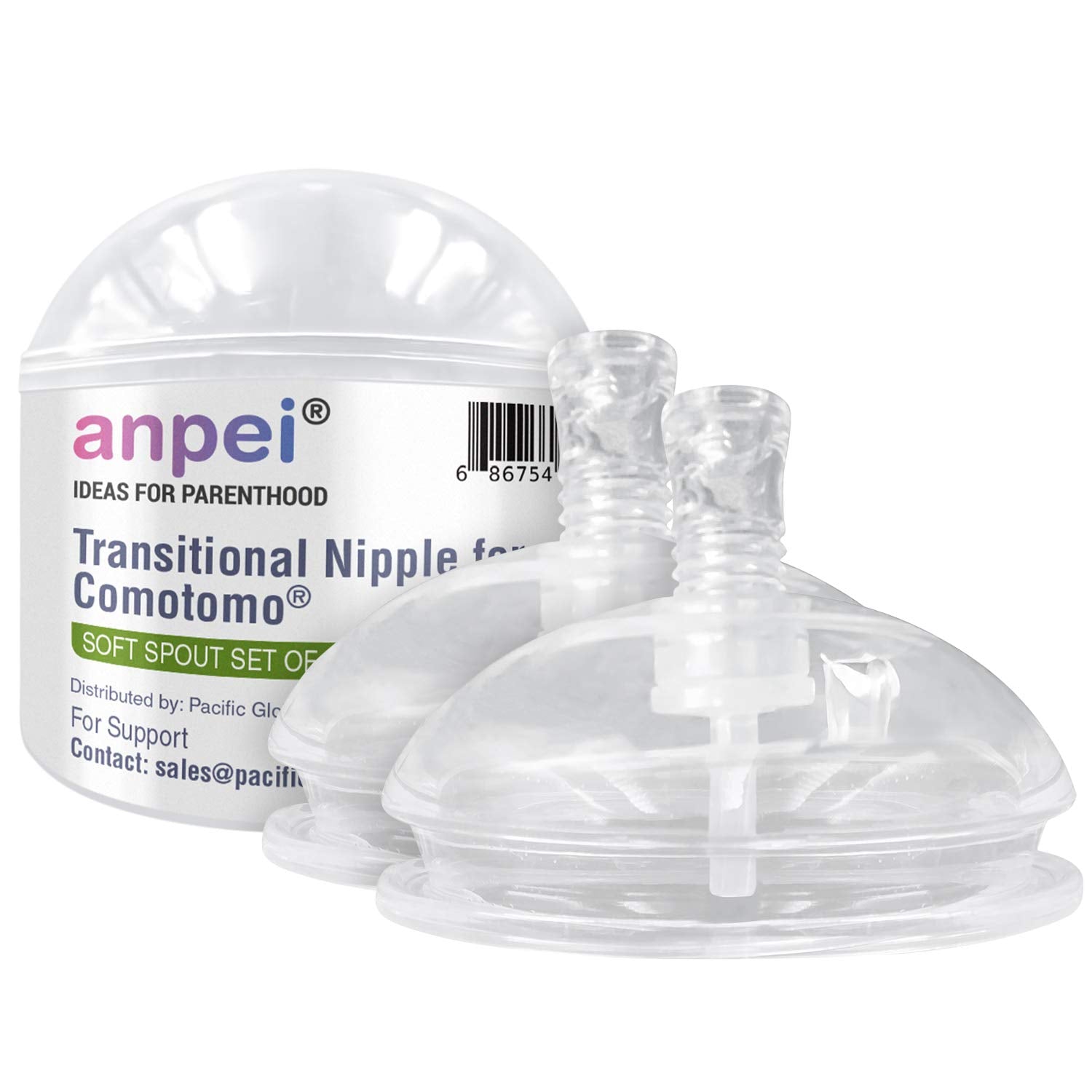 ANPEI straw cup nipple set case keeps components organized for travel