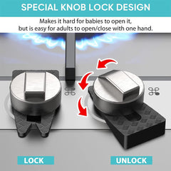 Anserdrm silicone-stove-knob-locks-grey secure knobs with a textured grip for safe everyday use.