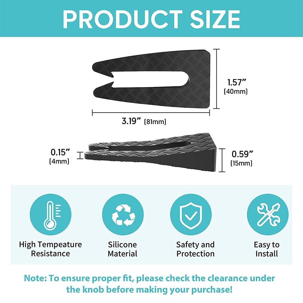 Anserdrm stoveknob-protectors-fit-most-stoves universal fit helps cover different knob sizes.