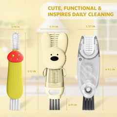 ANSOTHIN straw-hole brush focuses on narrow openings for thorough straw cleaning after drinks.
