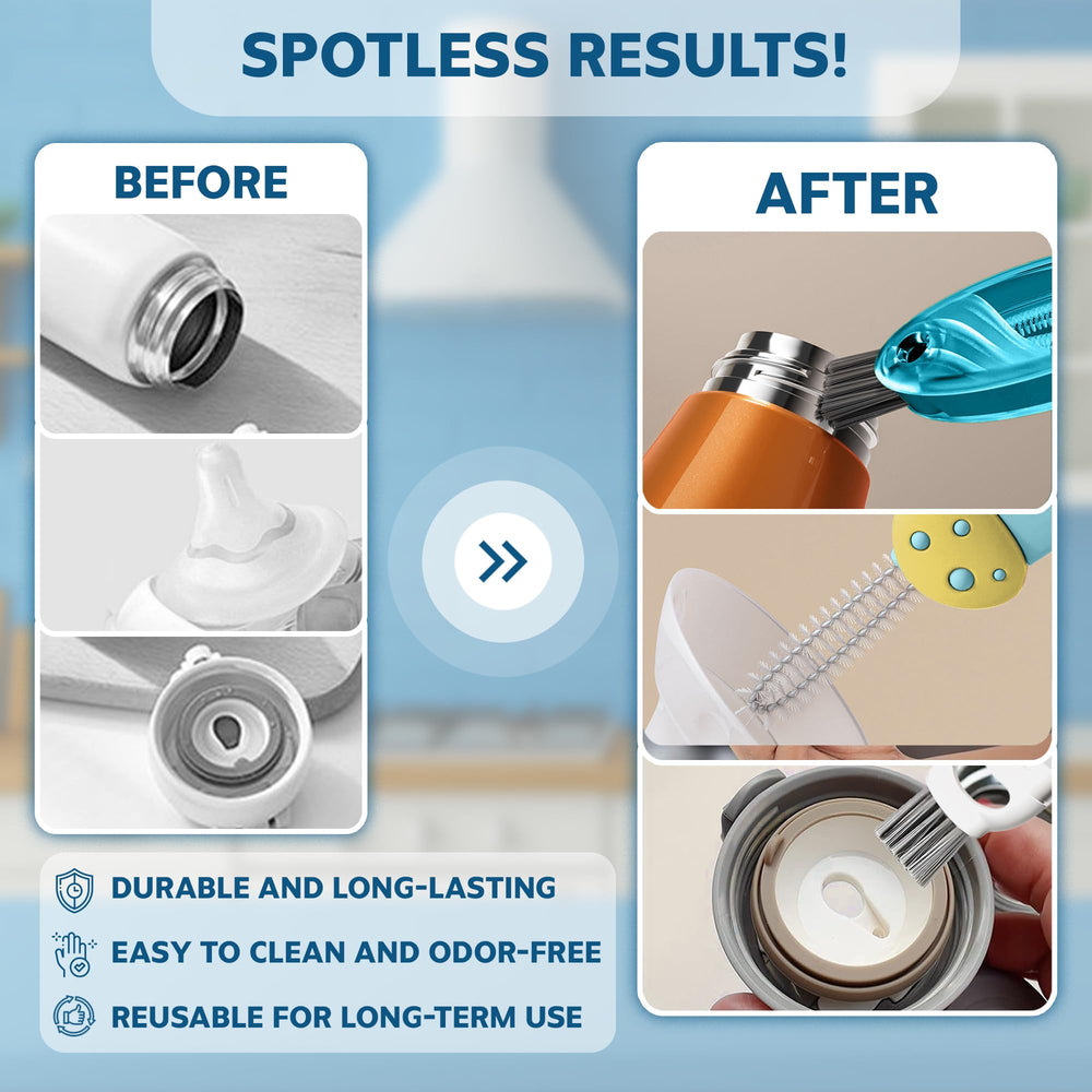 ANSOTHIN portable-cleaning-kit-blue fits in bags for quick on-the-go refresh.
