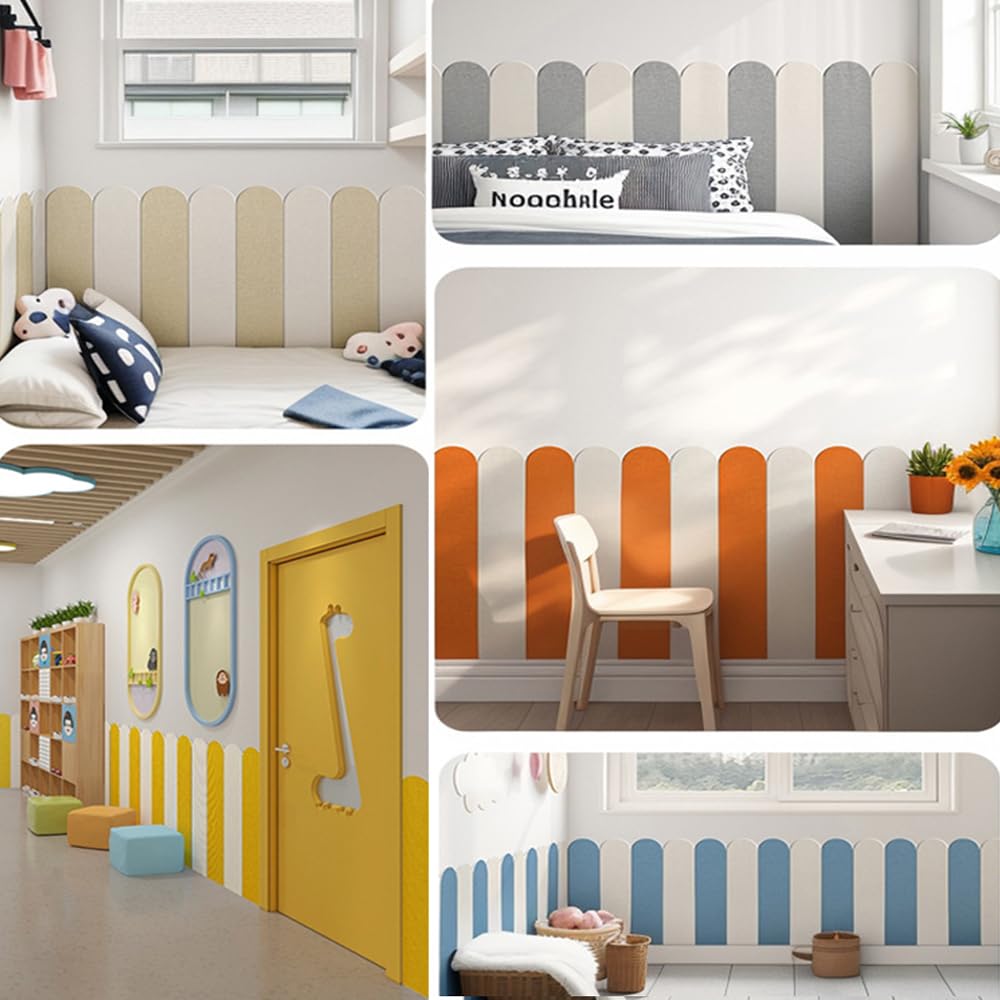 Antenat easy-peel wall mats white - simple installation without glue