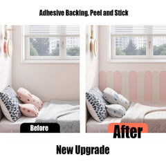 Antenat soft sponge wall padding white - cushioned impact near furniture
