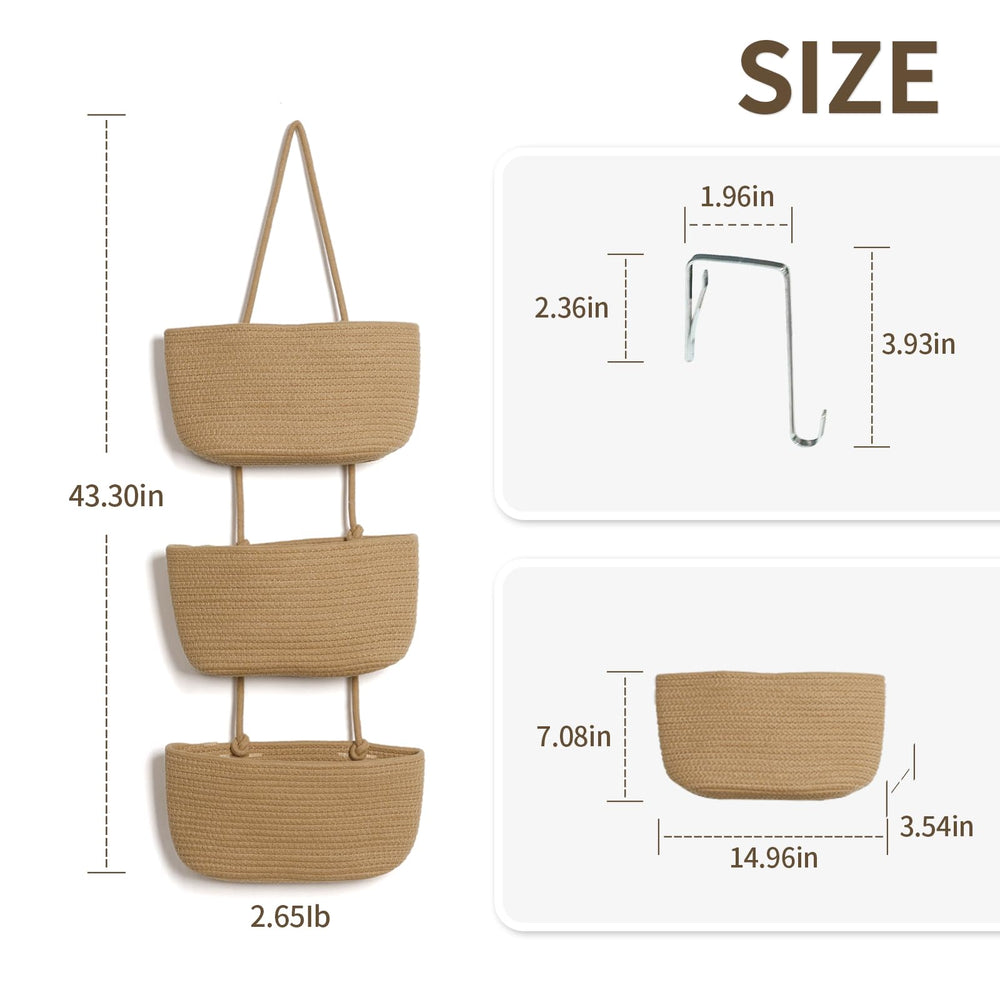 ANTIS'S HOME 7x15-pocket-storage for toys and cosmetics