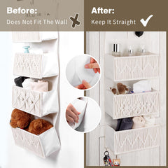 ANTIS'S HOME three-tier door storage helps classify items for quick access