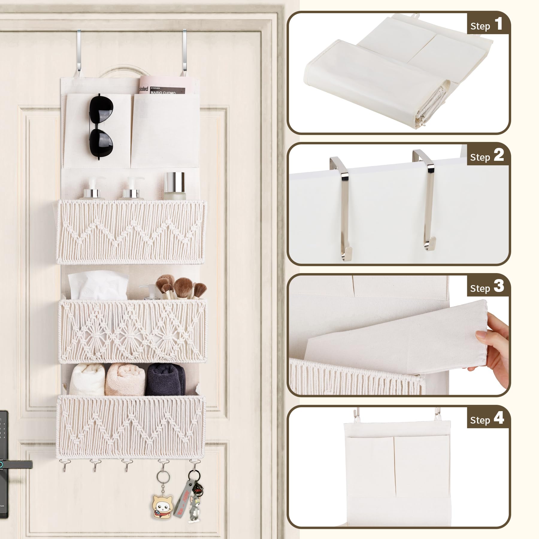 ANTIS'S HOME toy and cosmetics organizer clears nursery clutter
