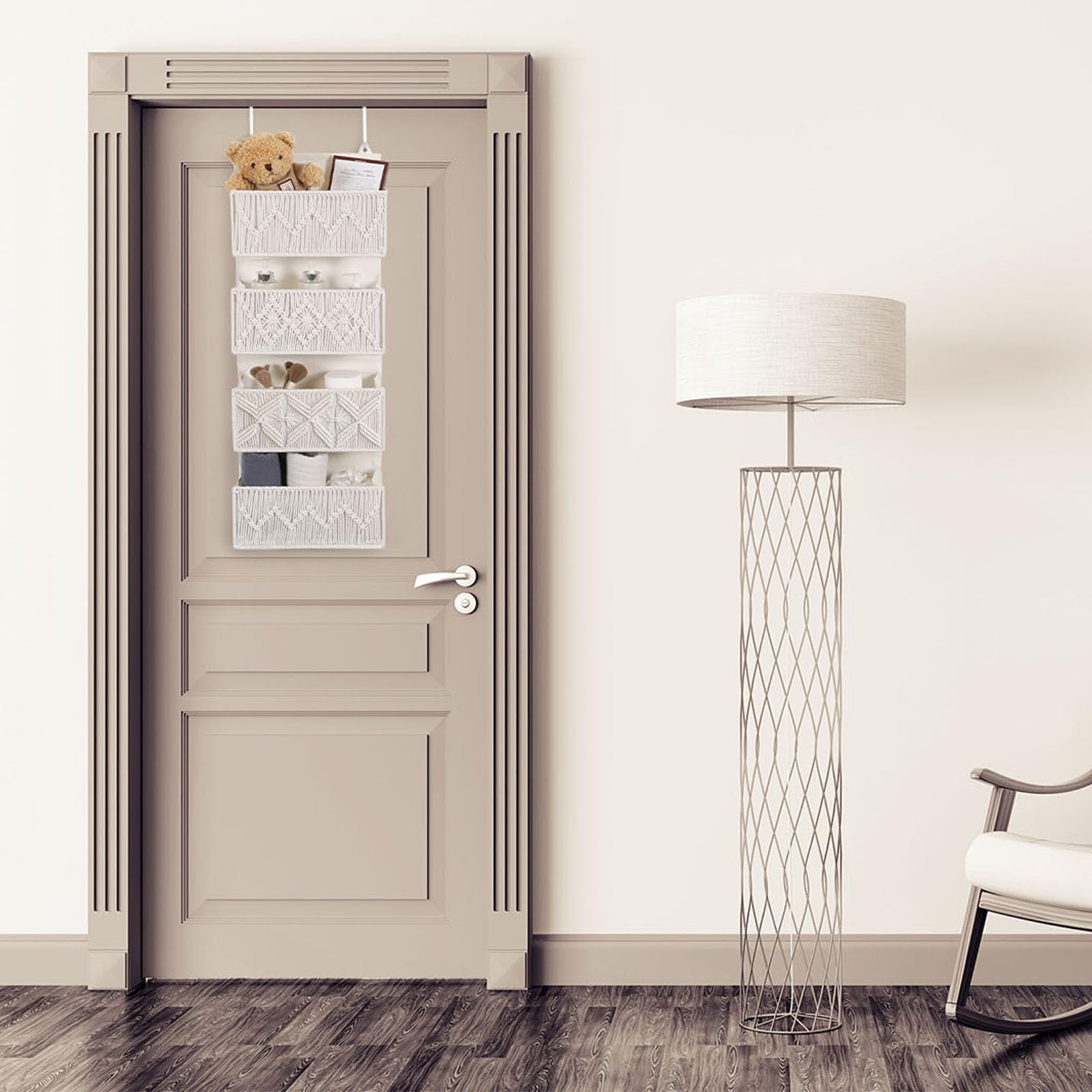 ANTIS'S HOME durable canvas and rope weave for long-lasting organization.
