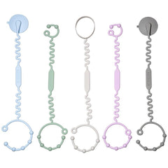 ANTOMILIO silicone baby toy straps on stroller keep toys securely attached during outings