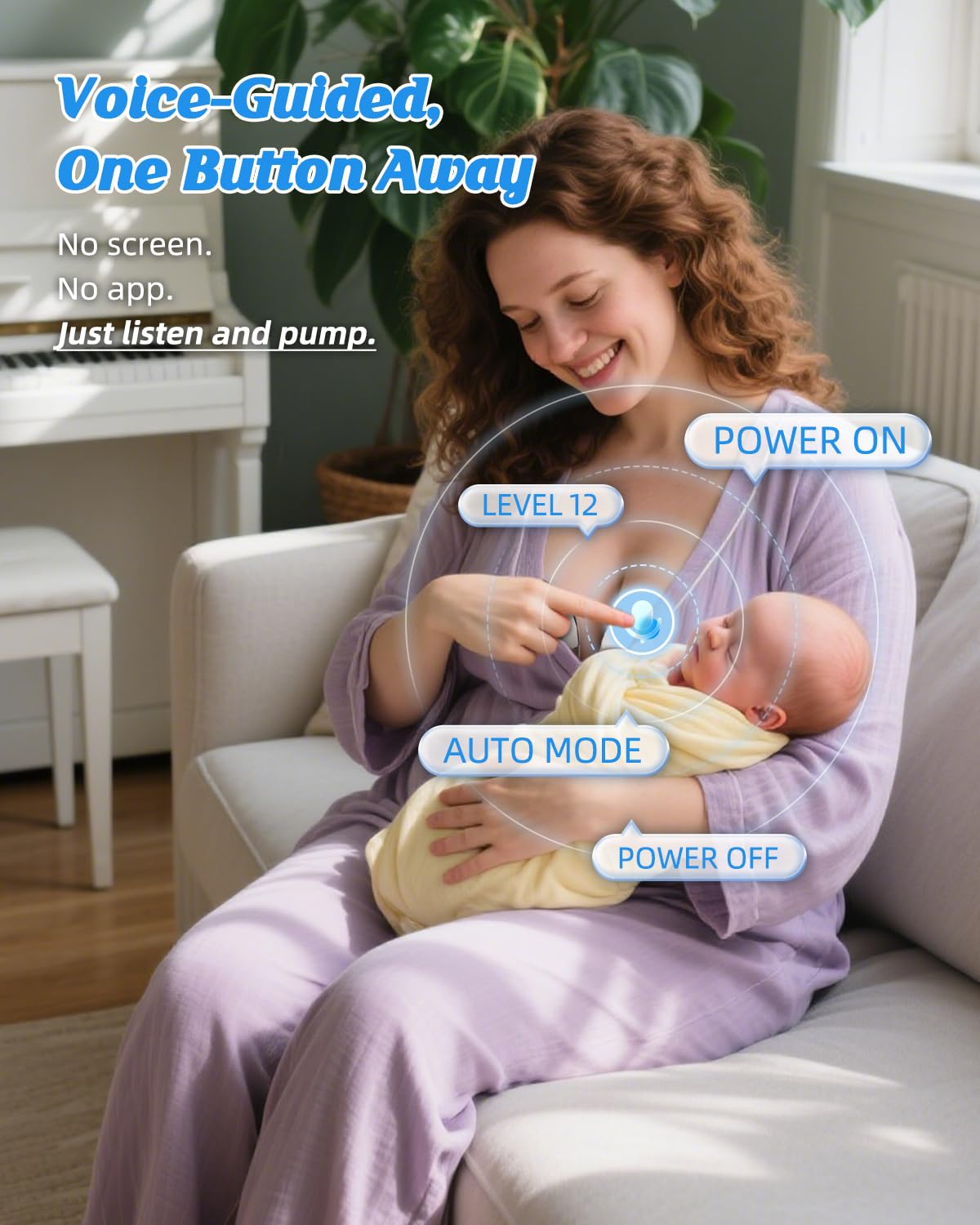 ANWIKE portable pump with long battery life for all-day pumping