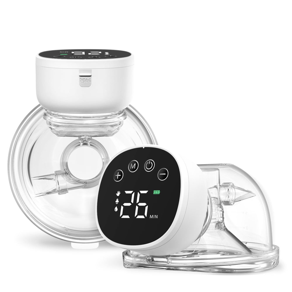 ANWIKE MY-376 wearable electric breast pump shown for on-the-go milk expression.