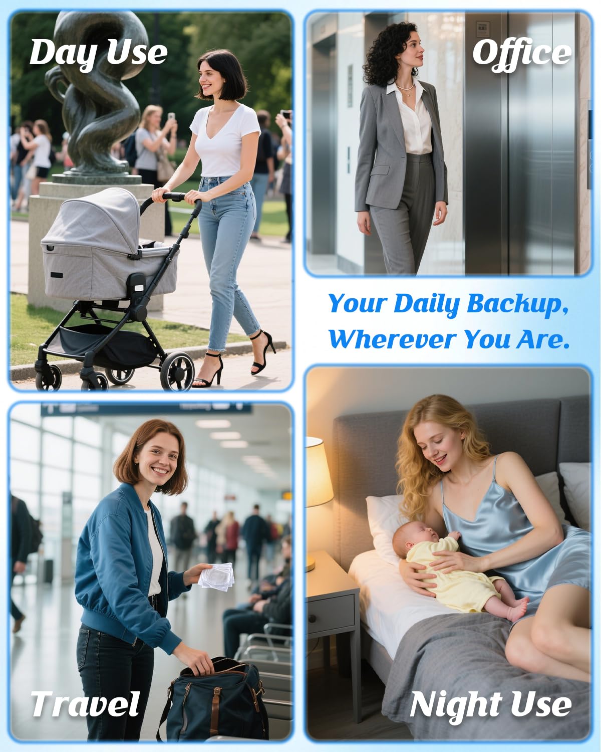 ANWIKE hypoallergenic design ensures irritation-free daily breastfeeding comfort