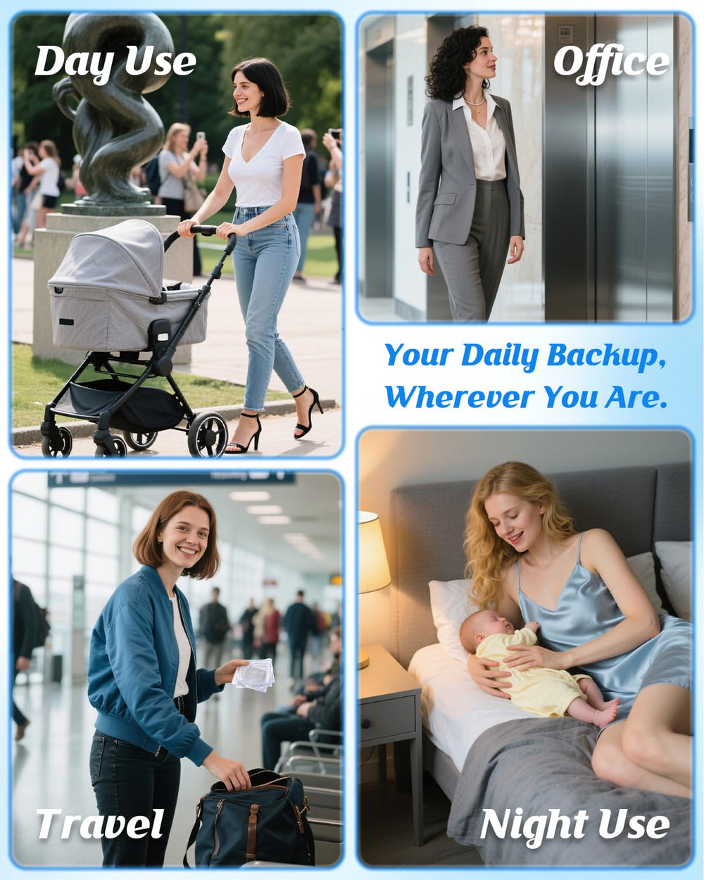 ANWIKE hypoallergenic design ensures irritation-free daily breastfeeding comfort