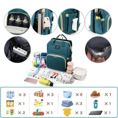ANWTOTU two-main-compartments keep baby gear organized efficiently.