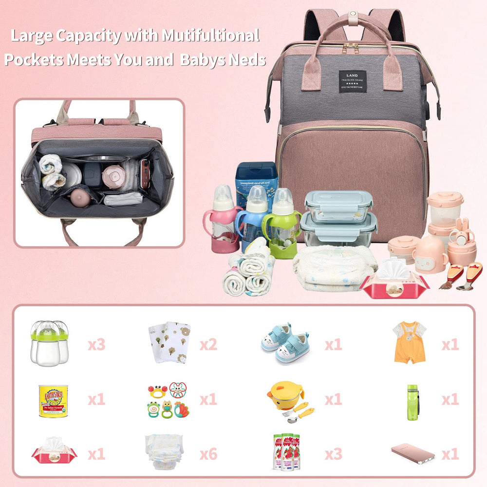 ANWTOTU diaper bag back panel features breathable design for comfortable wear
