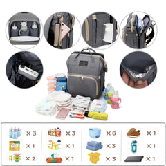 ANWTOTU changing-station setup enables on-the-go diaper changes
