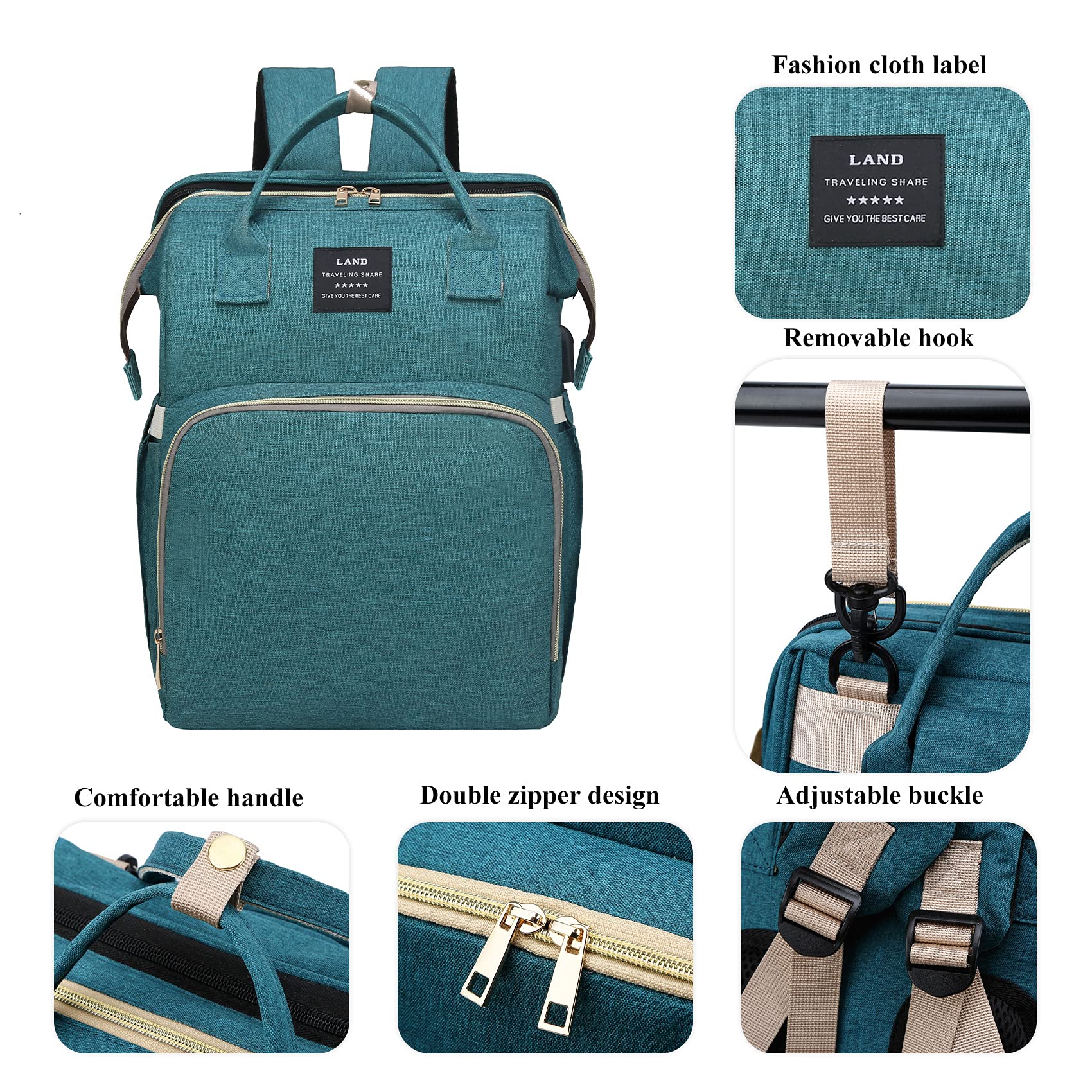 ANWTOTU comfort-focused straps support shoulders on long trips.