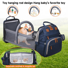ANWTOTOU diaper bag inside storage with multiple pockets for essentials