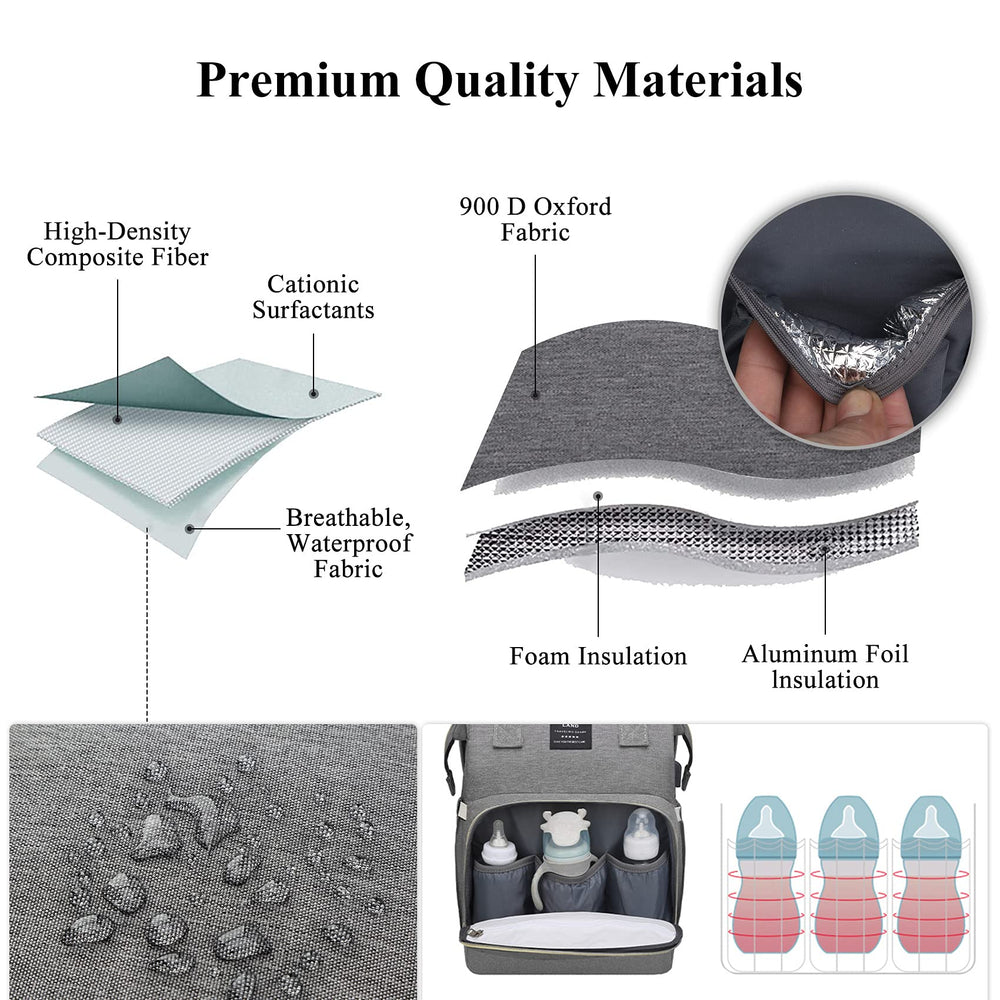 ANWTOTU insulated bottle pockets help keep bottles at temperature