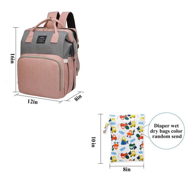 ANWTOTU diaper bag insulated pockets keep bottles snacks at right temperature