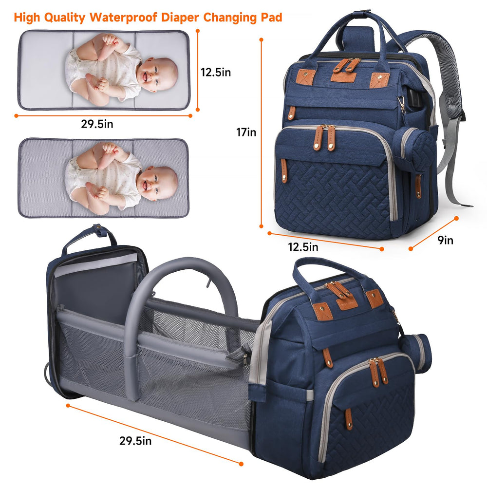 ANWTOTU diaper bag stroller straps enable hands-free travel