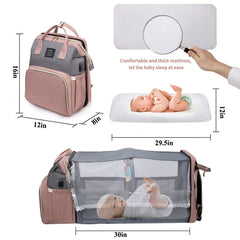 ANWTOTU diaper bag waterproof pocket protects towels and wet items