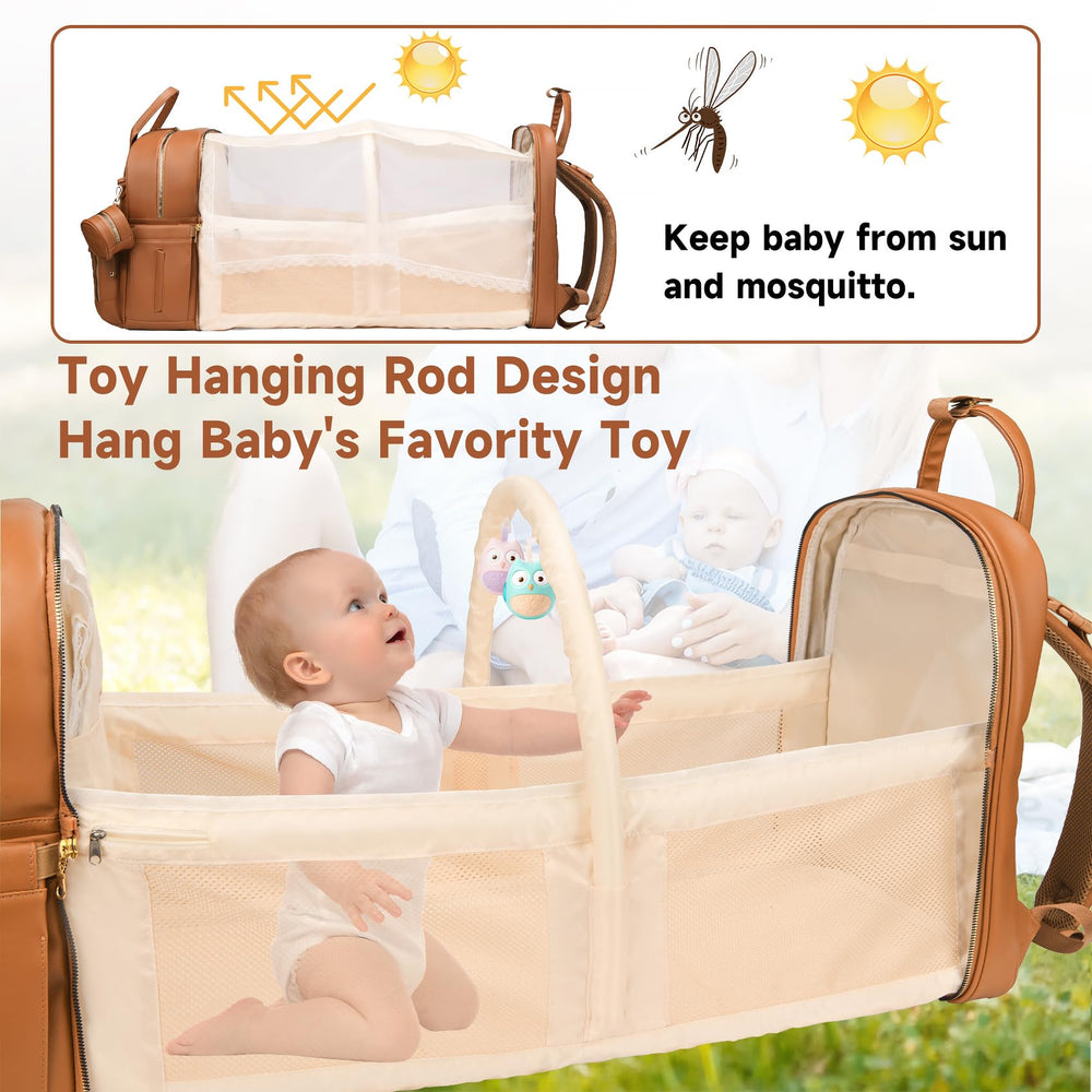 ANWTOTU insulated front pocket keeps milk warm during outings.