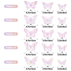 Anwyll Laser Pink 12cm butterfly style2 accents a nursery with whimsical flair.