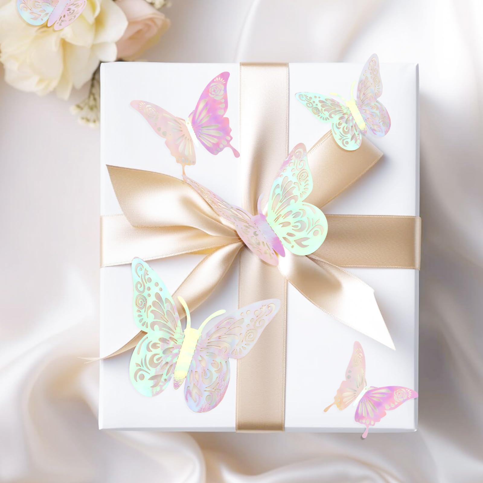 Anwyll Laser Pink 8cm butterfly style2 adds dramatic 3D depth.