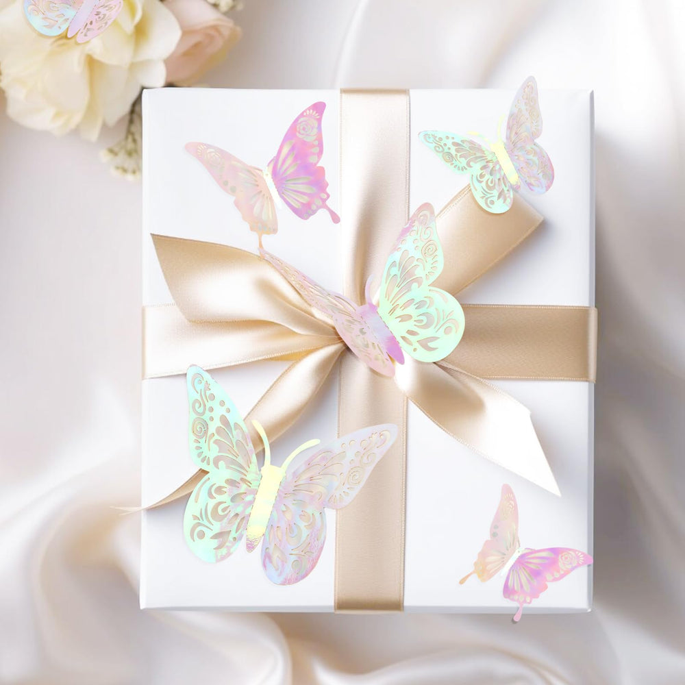 Anwyll Laser Pink 8cm butterfly style2 adds dramatic 3D depth.