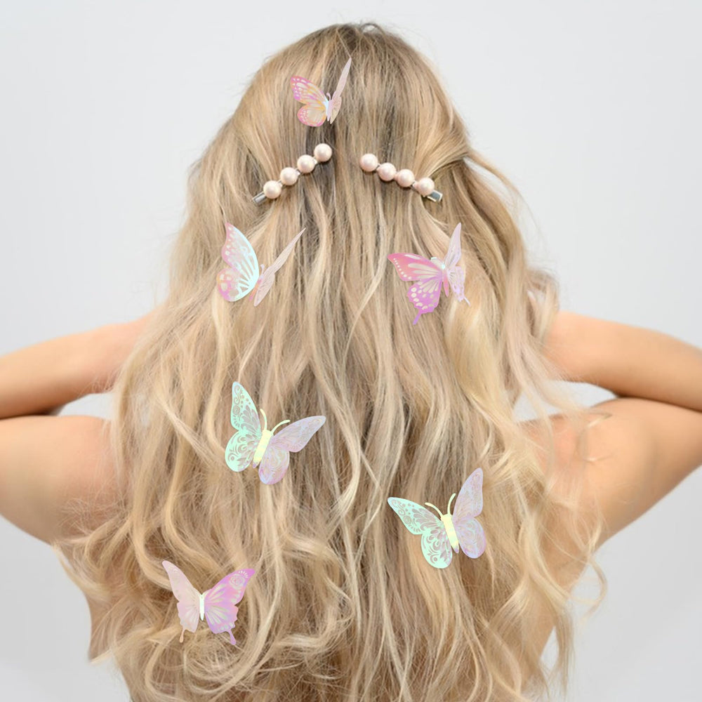 Anwyll Laser Pink 8cm butterfly style3 versatile wall art for living spaces.