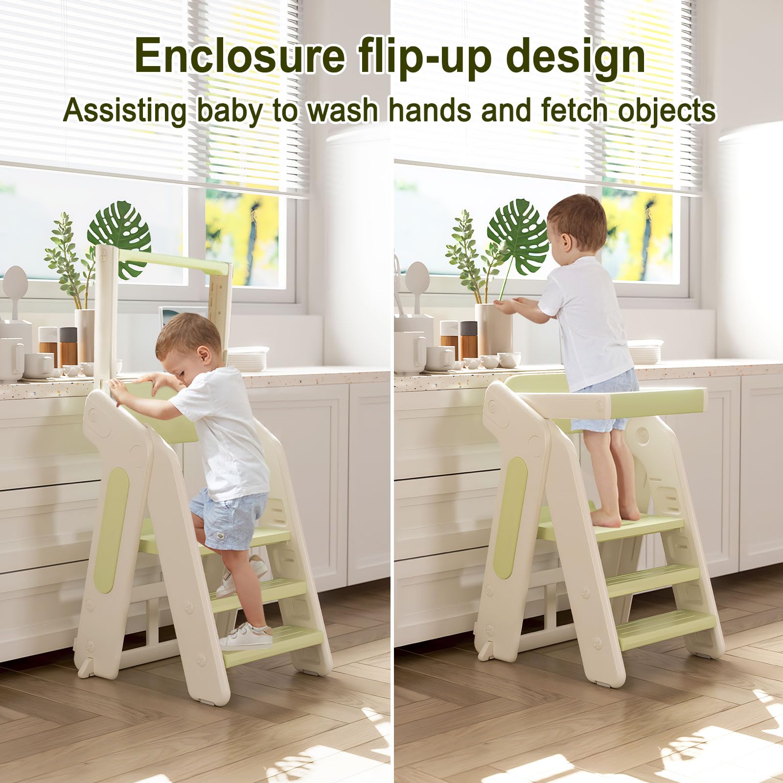 Anxeit Toddler Tower made from non-toxic materials for family safety