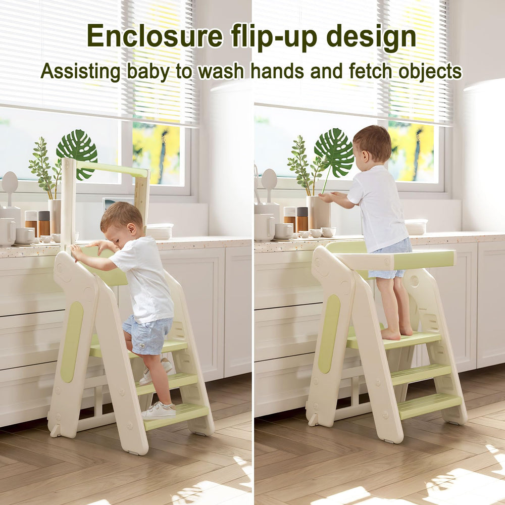 Anxeit Toddler Tower made from non-toxic materials for family safety