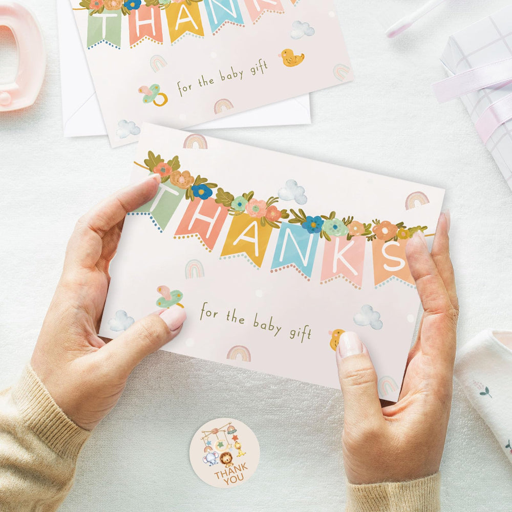 AnyDesign boho rainbow design with animals, versatile for multiple occasions.