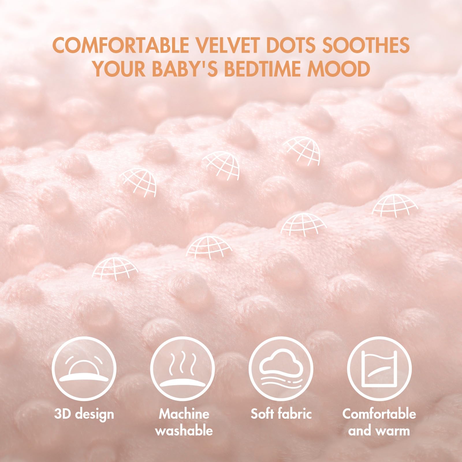 ANYEDDE lightweight warm baby blanket is ideal for indoor and outdoor use.