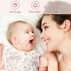 ANYEDDE 2-way zipper swaddle enables quick diaper changes without undressing.