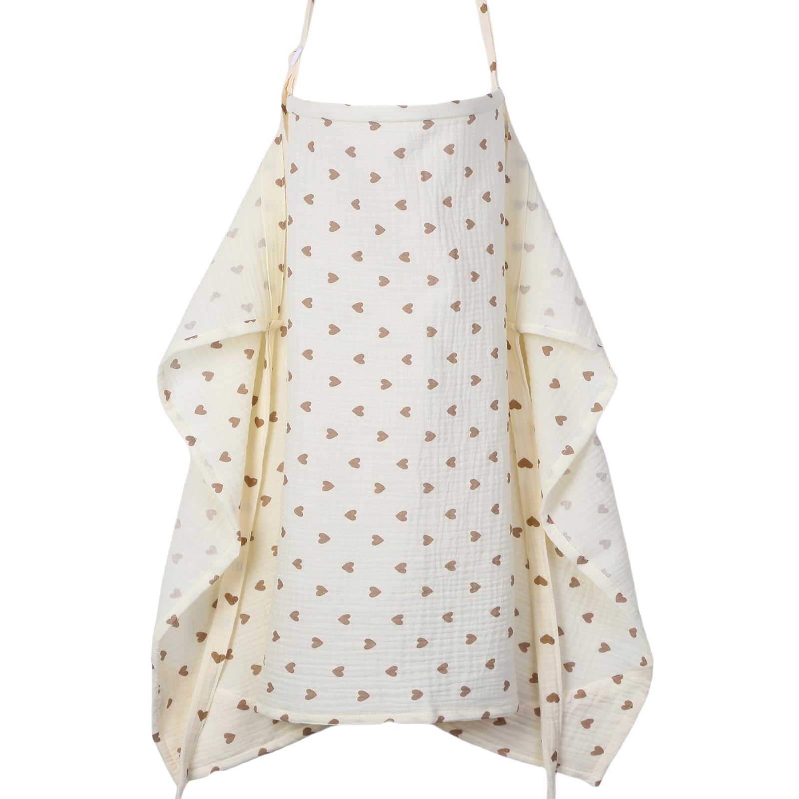 ANYEDDE nursing cover arch neckline design for eye contact and privacy
