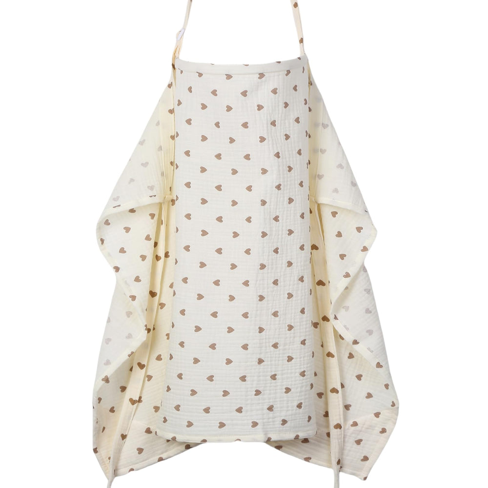 ANYEDDE nursing cover arch neckline design for eye contact and privacy
