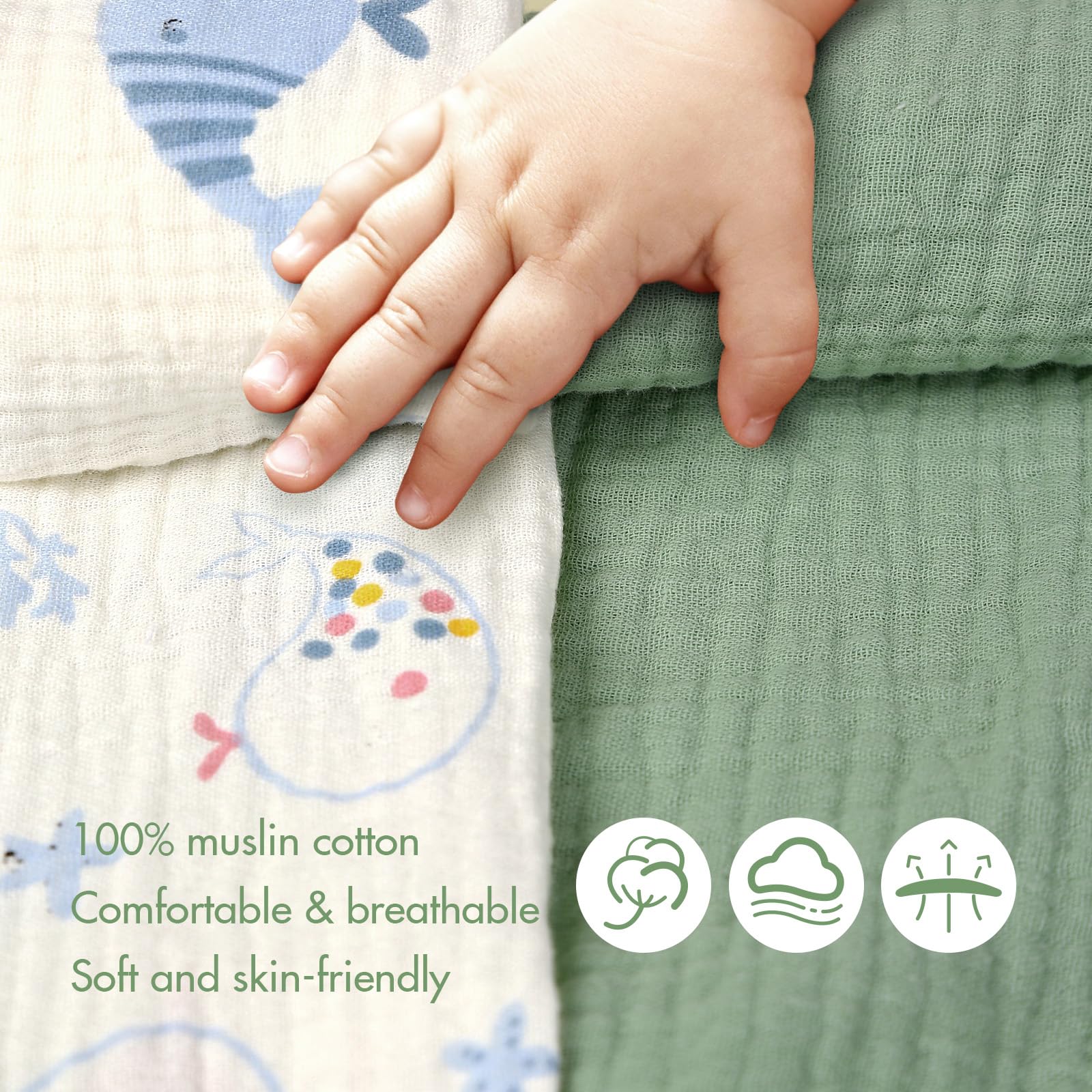 ANYEDDE nursing cover folds compactly to fit in a diaper bag.