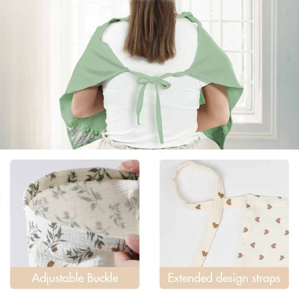 ANYEDDE nursing cover apron privacy design provides full coverage