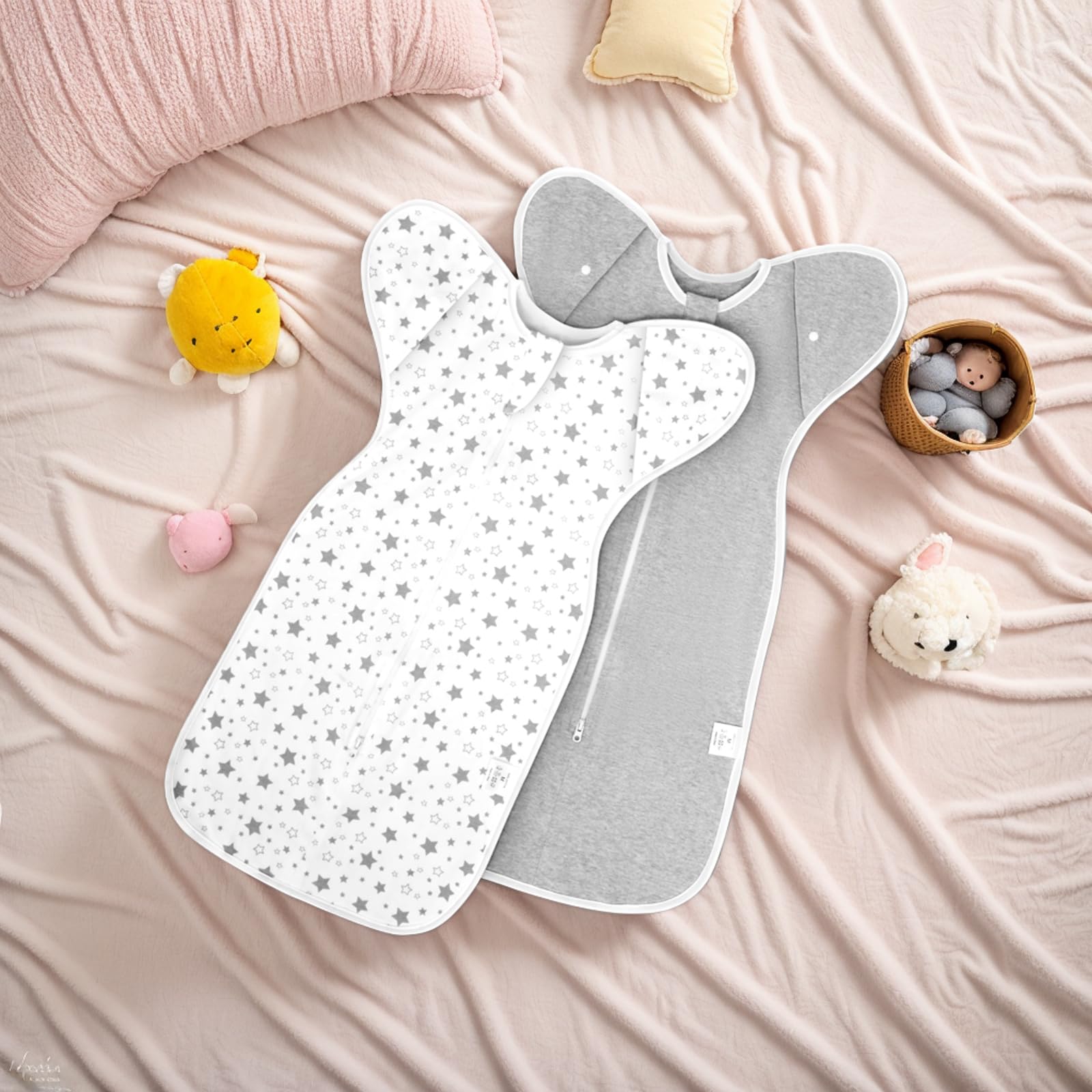 ANYEDDE gift-ready swaddle packaging ideal for baby showers