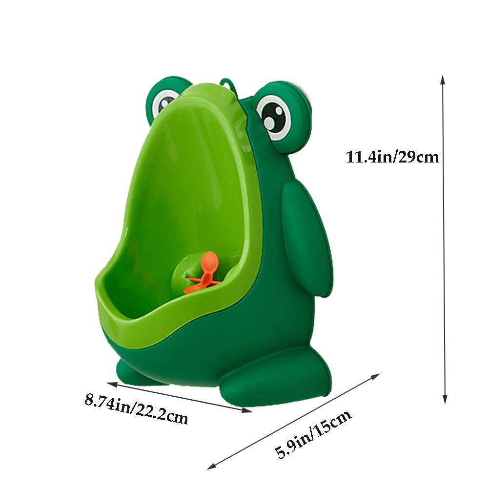Anyumocz frog-urinal-hook-install demonstrates easy setup on smooth surfaces.