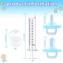 Aoaodbu baby pacifiers silicone blue, 100 percent silicone for comfort.