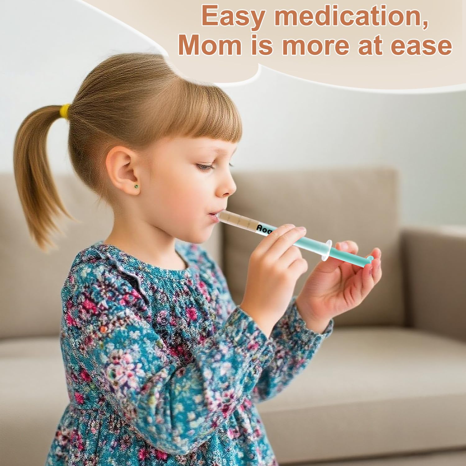 Aoaodbu clear dosage scale helps observe remaining liquid easily