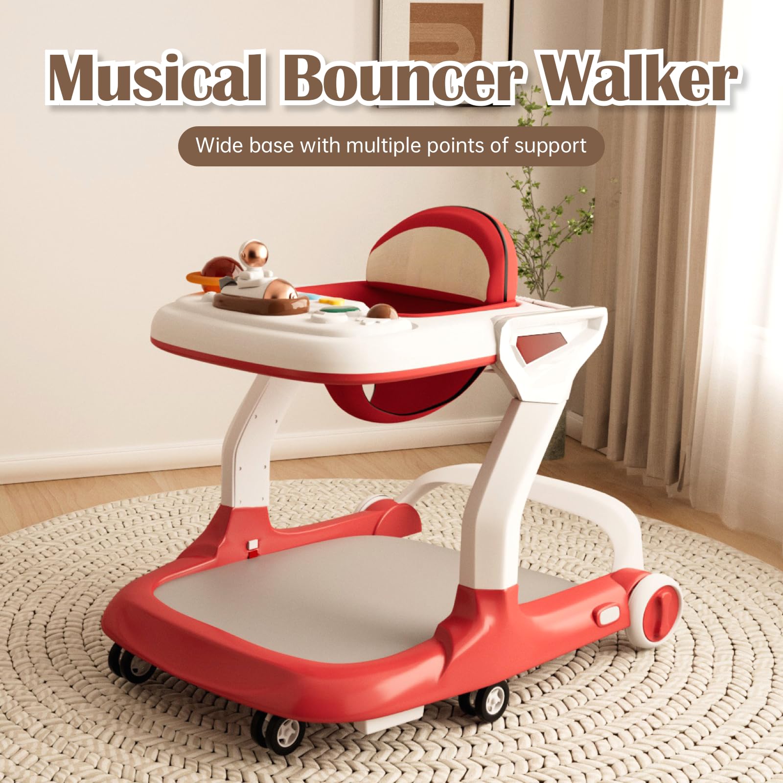 Aobalvn walker's 6 modes personalize play, resting, and exploration for different moments.