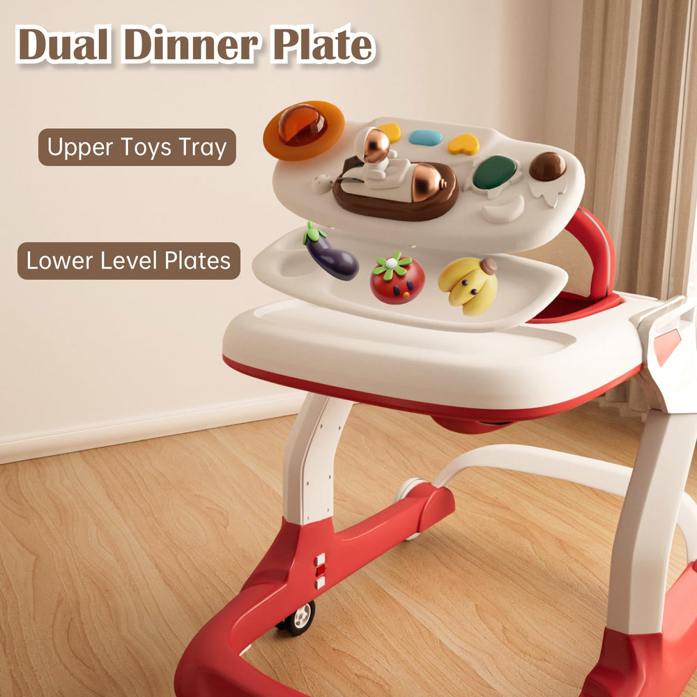 Aobalvn height-adjusted walker grows with baby, offering comfortable fit from 6 to 18 months.