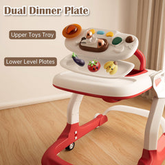 Aobalvn height-adjusted walker grows with baby, offering comfortable fit from 6 to 18 months.